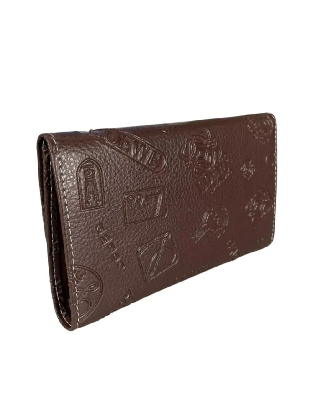 Loewe Wallet Leather Brown
